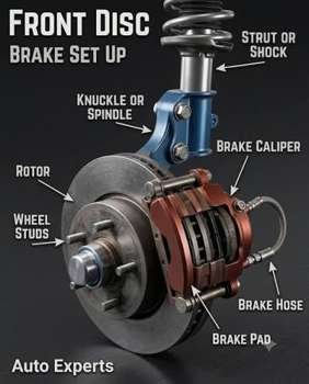 Front Disc Brake Setup