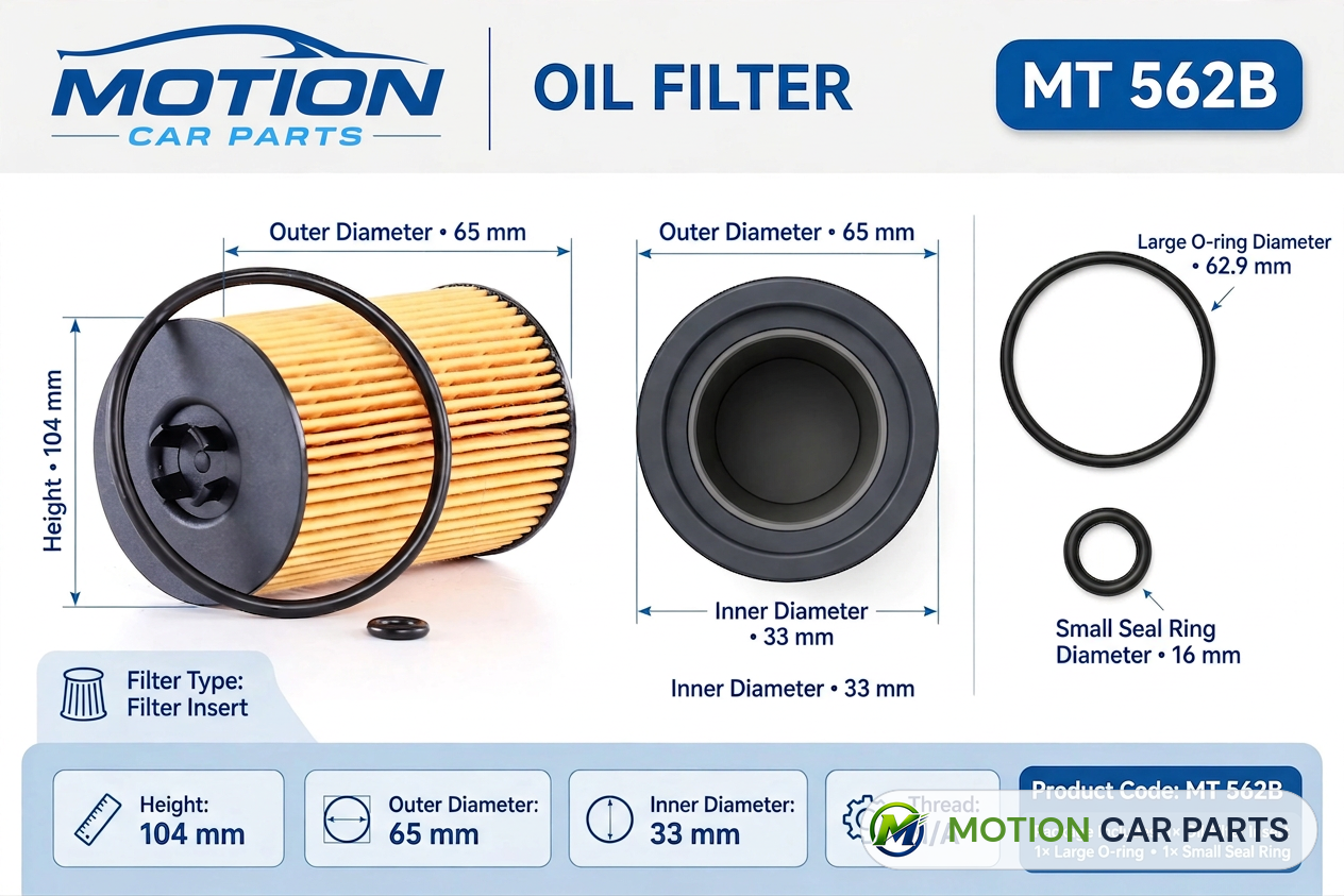 Motion oil filter MT 562B