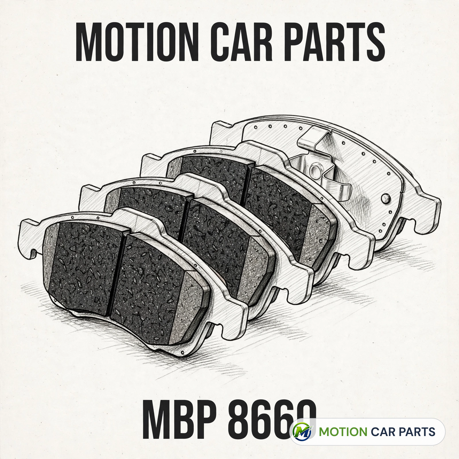 Motion brake pads MBP 8660